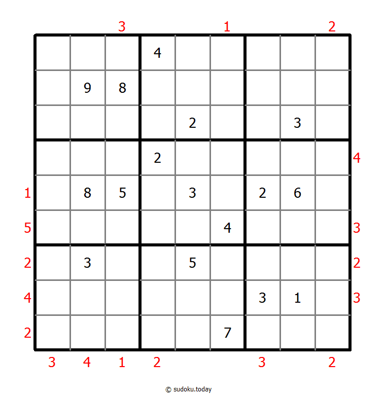 Skyscrapers Sudoku