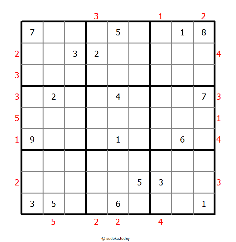 Skyscrapers Sudoku