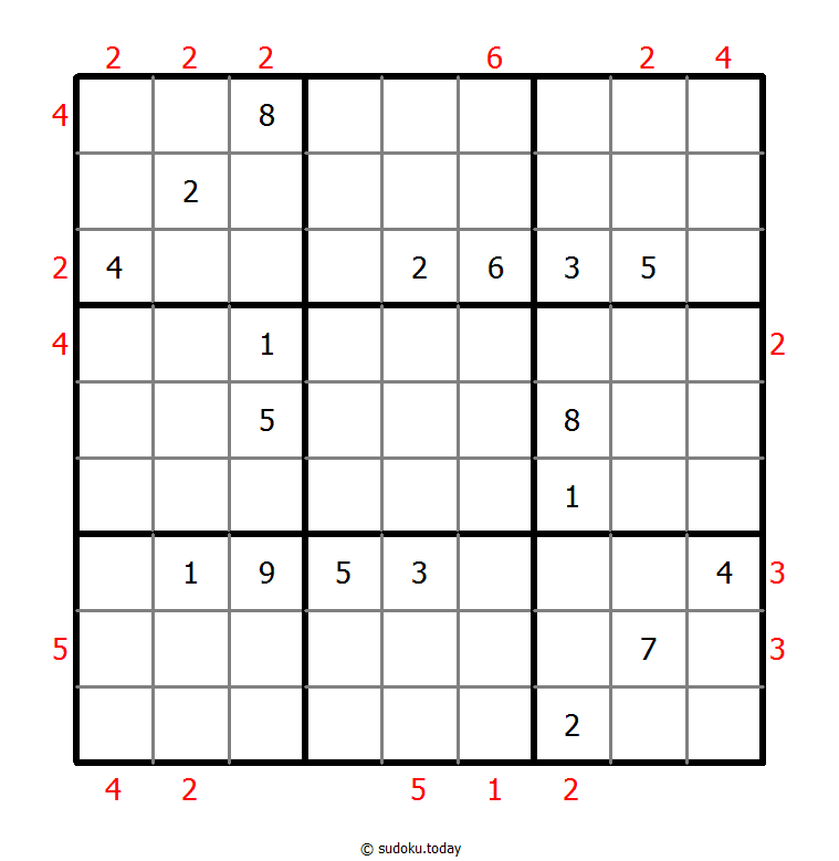 Skyscrapers Sudoku