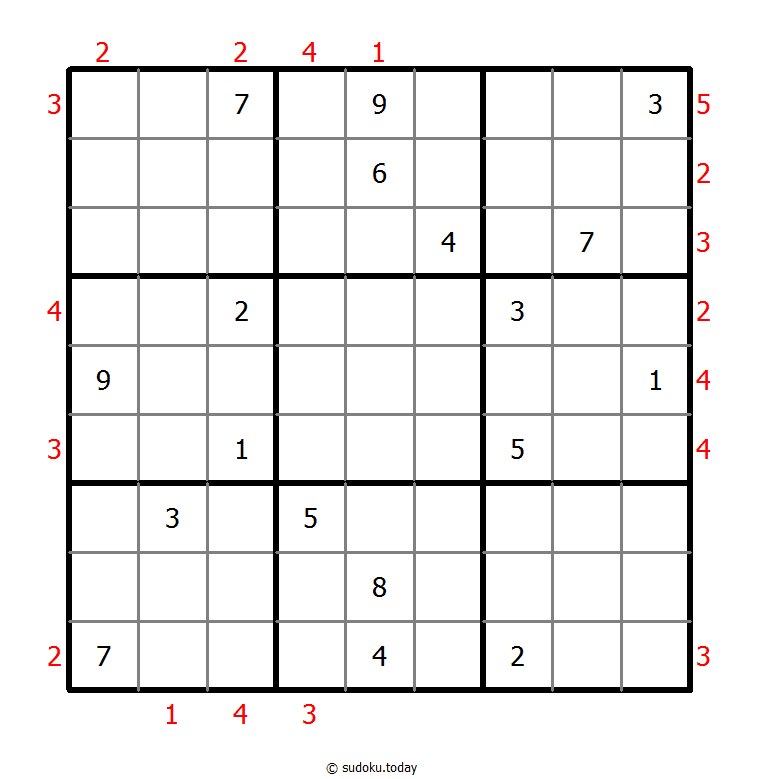 Skyscrapers Sudoku