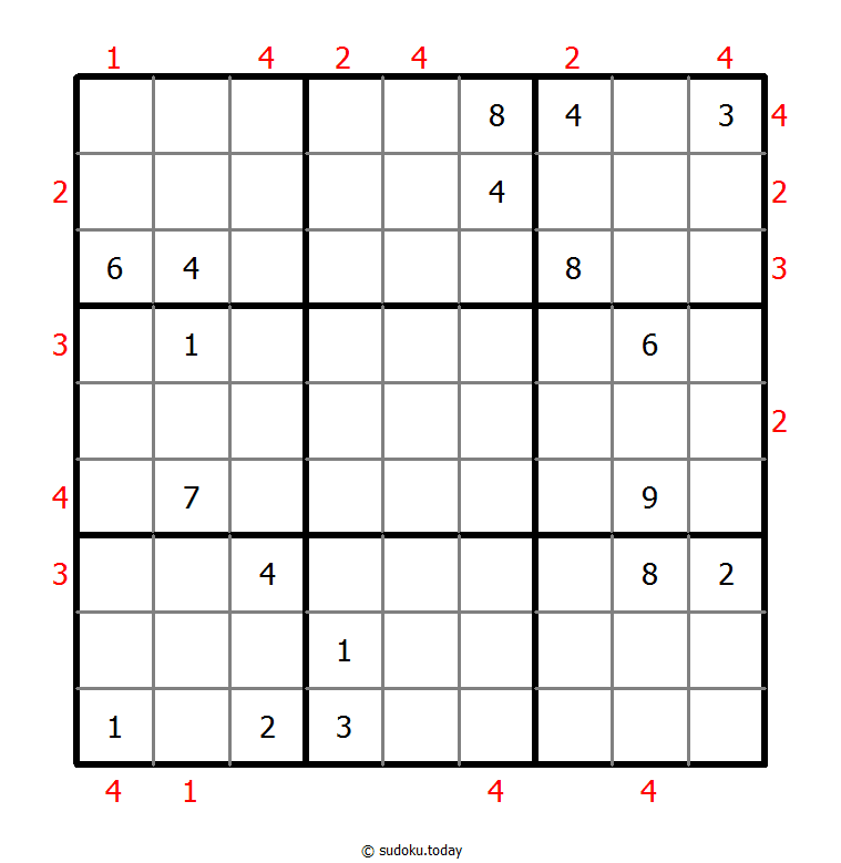Skyscrapers Sudoku