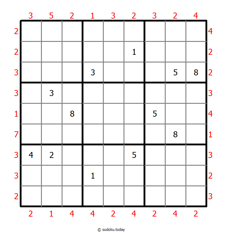 Skyscraper Sudoku - Medium 