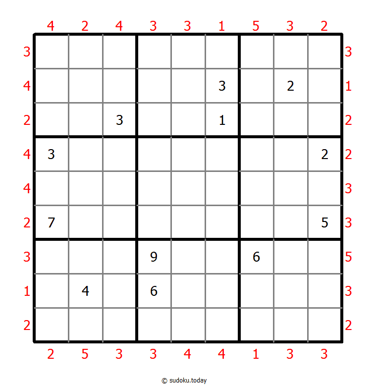Skyscrapers Sudoku 26 diciembre 2025