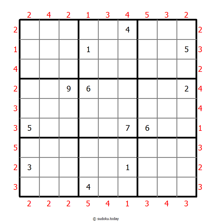 Skyscrapers Sudoku