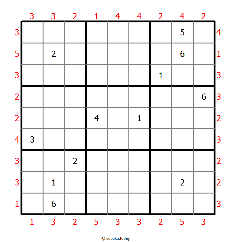 Skyscrapers Sudoku