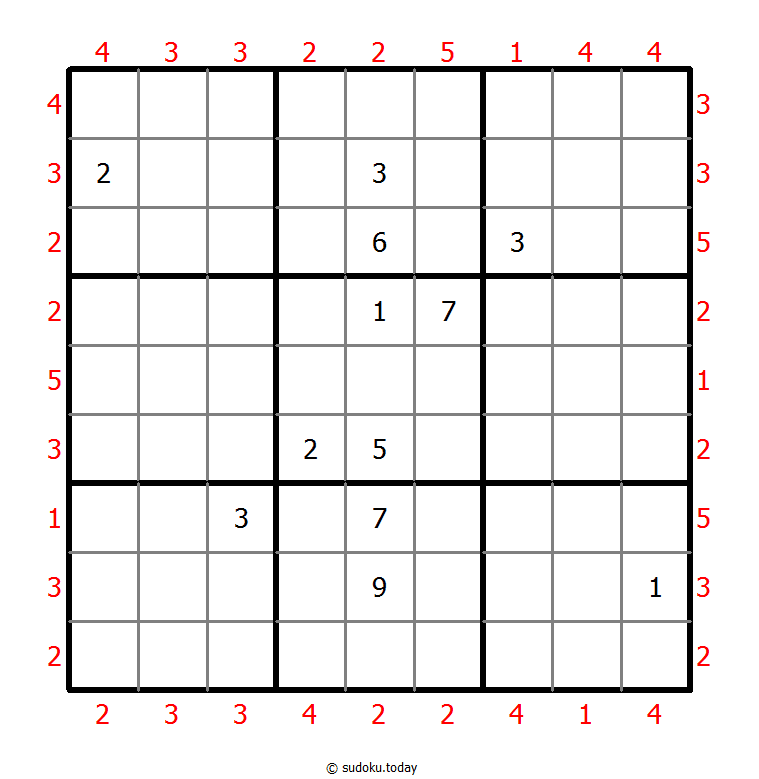 Skyscrapers Sudoku