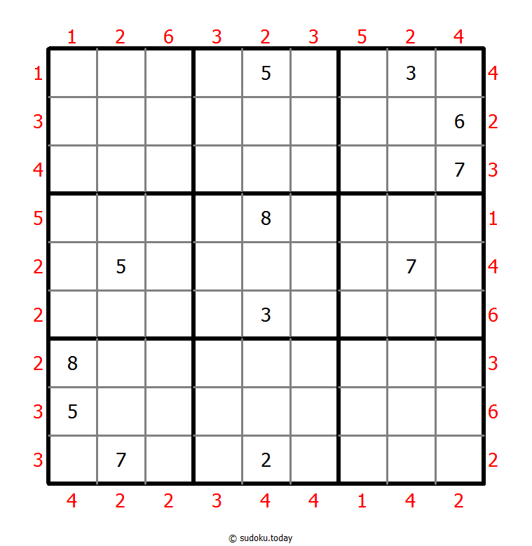 Skyscrapers Sudoku