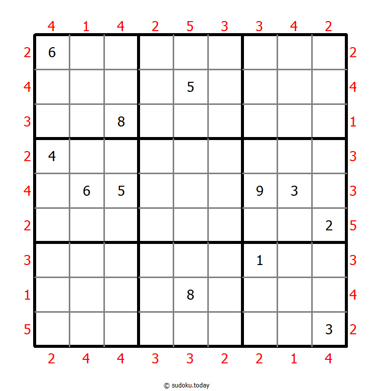 Skyscrapers Sudoku
