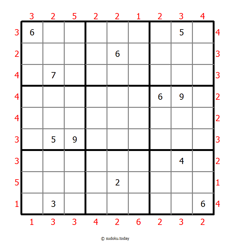 Skyscrapers Sudoku