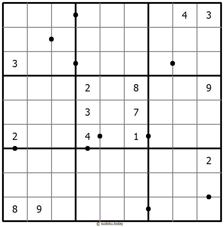 Sudoku Carré Parfait #49425