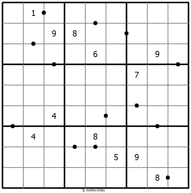 Sudoku doskonałych kwadratów #49968