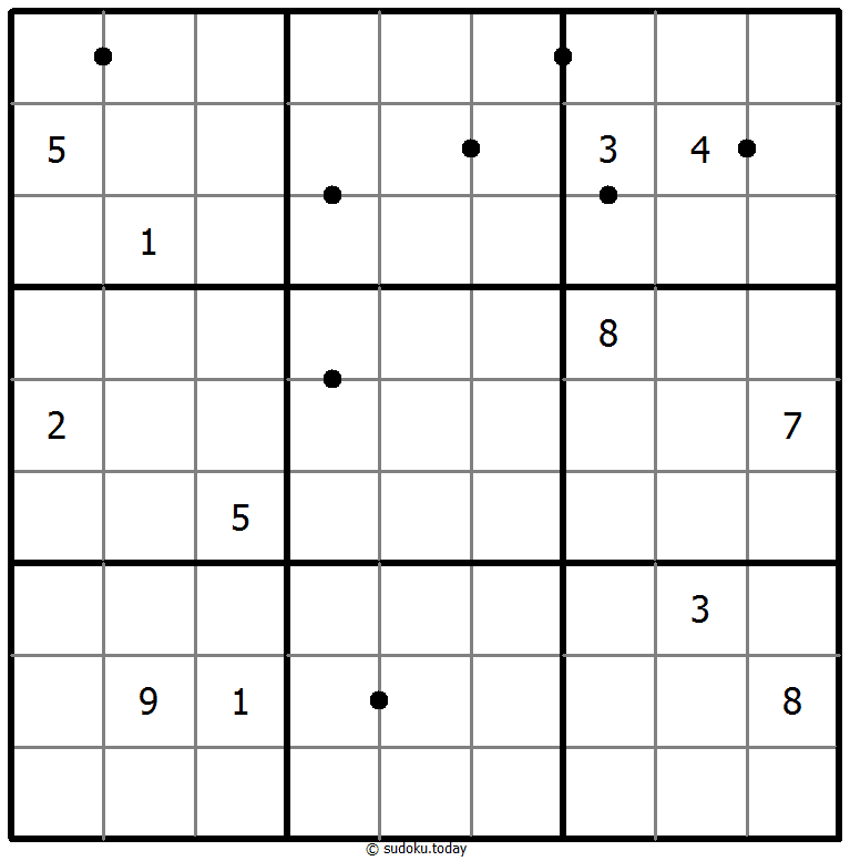 Mükemmel Kareler Sudoku #50261
