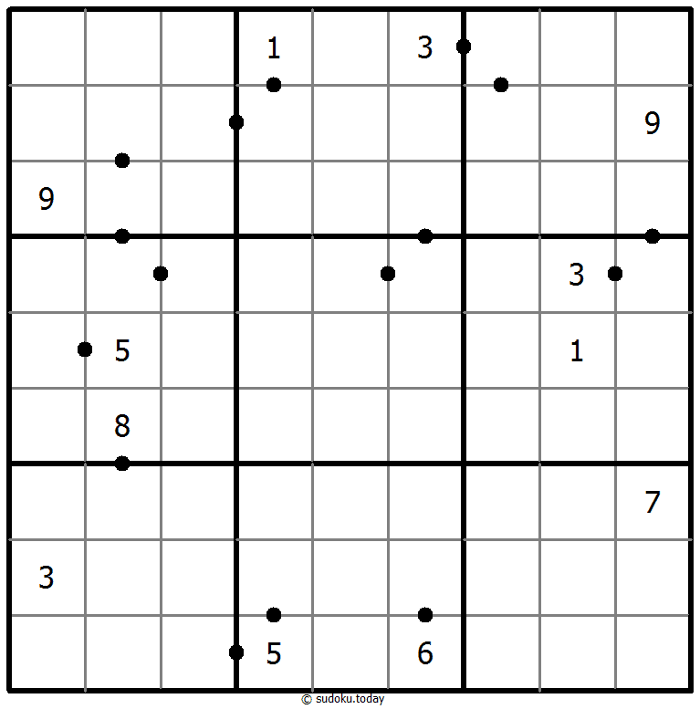 Mükemmel Kareler Sudoku #50269