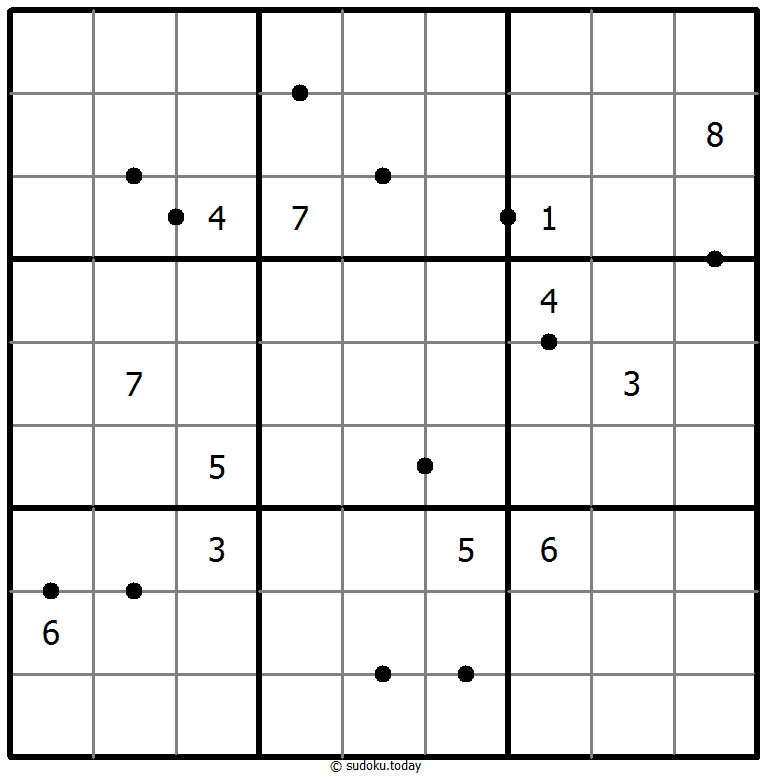 Mükemmel Kareler Sudoku #50339