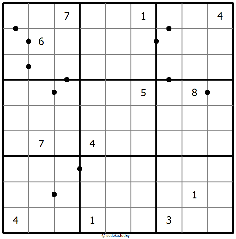 Mükemmel Kareler Sudoku #50341