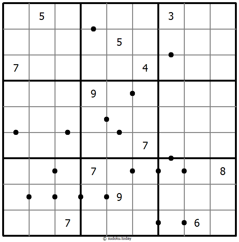 Sudoku doskonałych kwadratów #50413