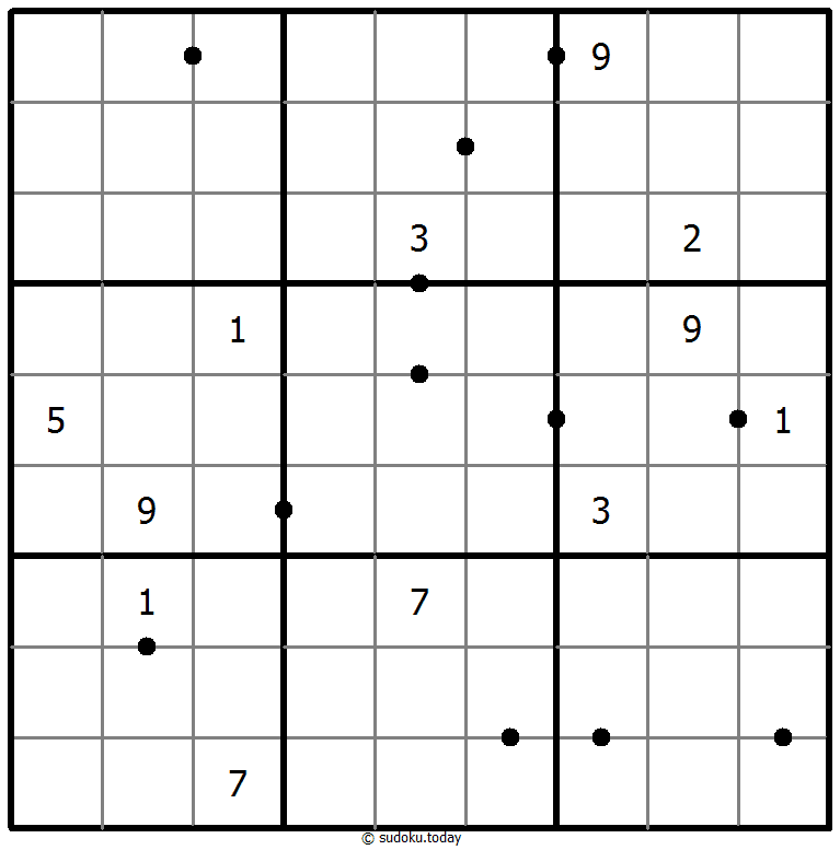 Sudoku doskonałych kwadratów #50492