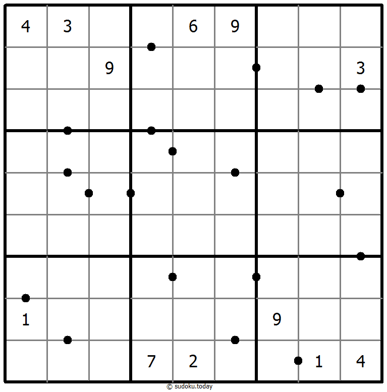 Sudoku doskonałych kwadratów #50497