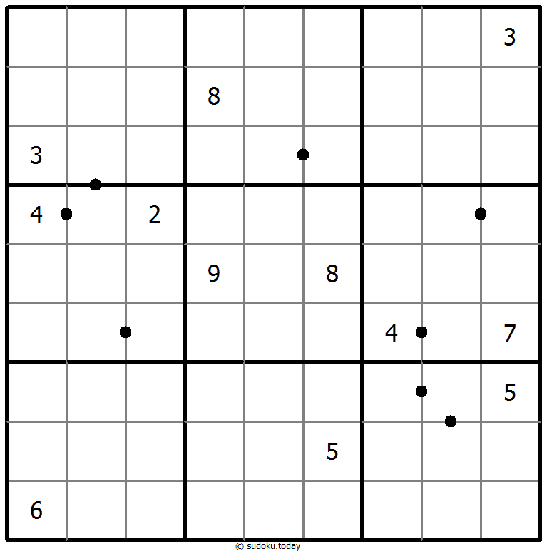 Sudoku doskonałych kwadratów #50500