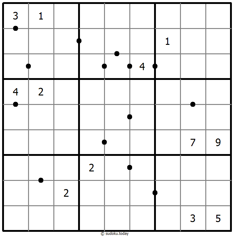 Sudoku doskonałych kwadratów #50502