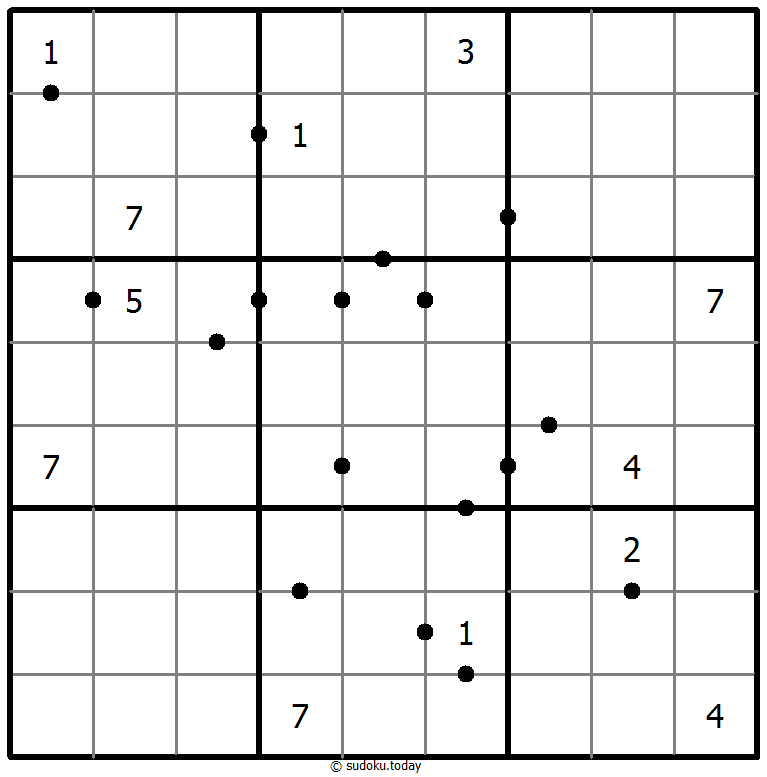 Sudoku doskonałych kwadratów #50529