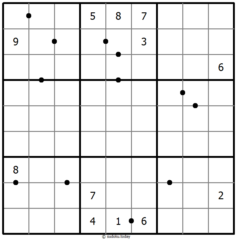 Sudoku doskonałych kwadratów #50535