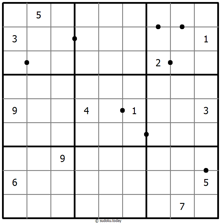 Sudoku doskonałych kwadratów #50575