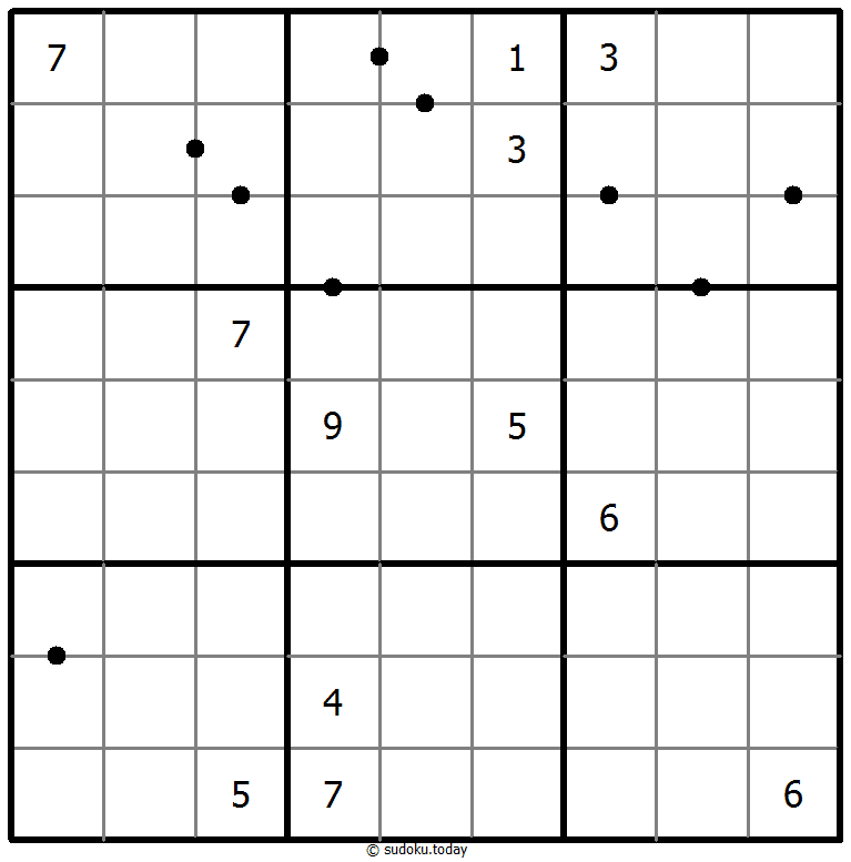 Sudoku doskonałych kwadratów #50649