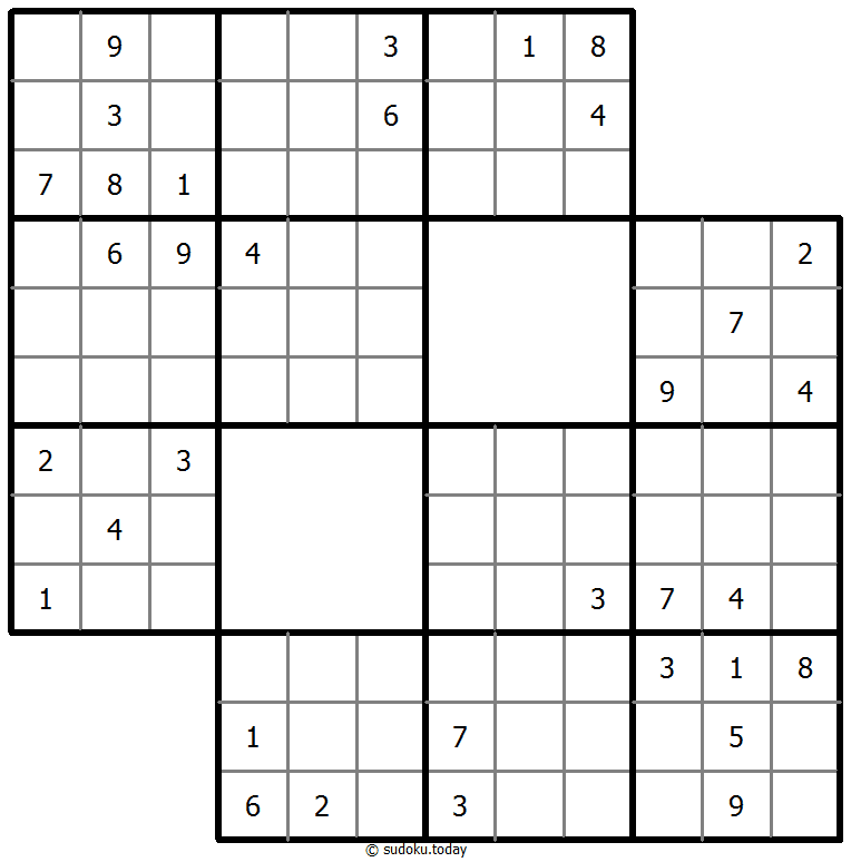 Staircase Sudoku 6-January-2021