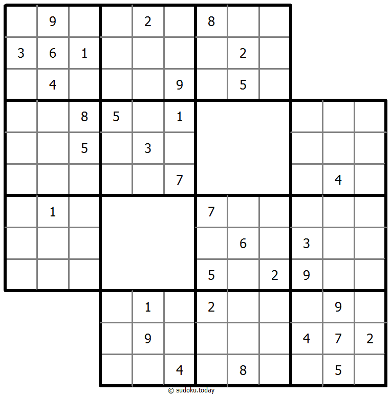 Staircase Sudoku 29 November 2025