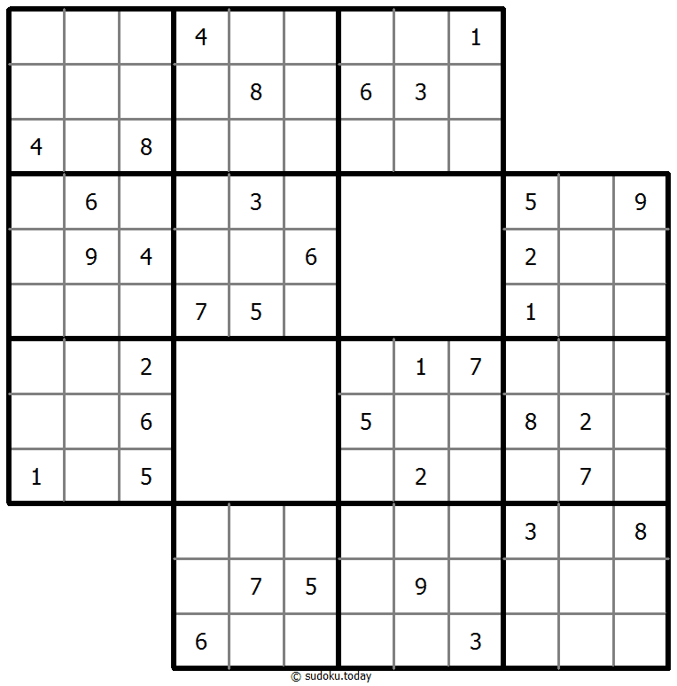 Staircase Sudoku 31 October 2025