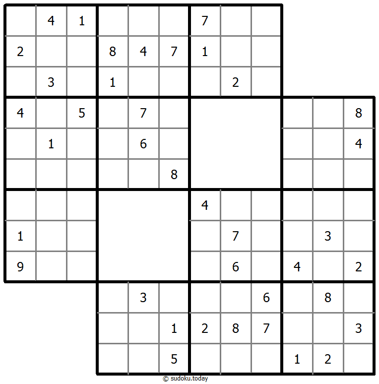 Staircase Sudoku 29 January 2026
