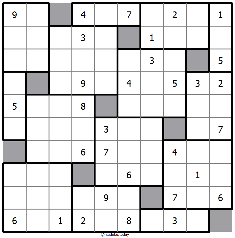 Sudoku 10 boîtes #39347