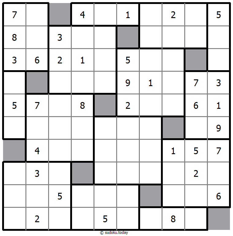 Sudoku 10 boîtes #39350