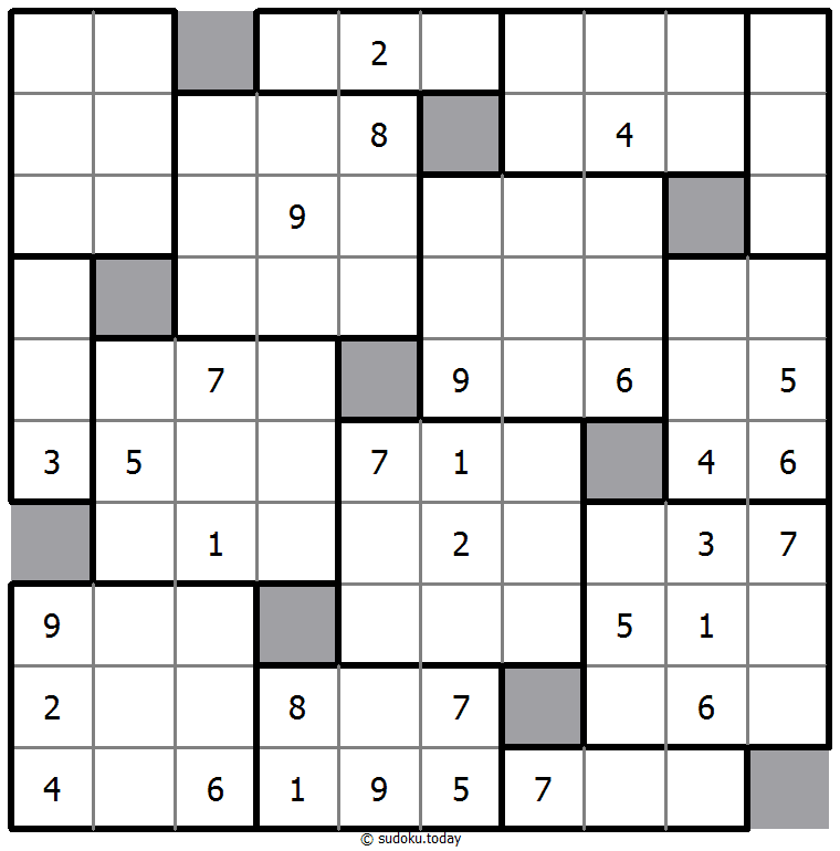 Sudoku 10 boîtes #39351