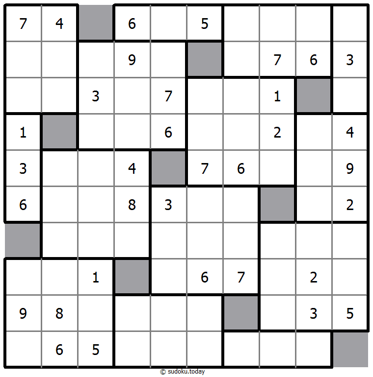 Sudoku 10 boîtes #39904