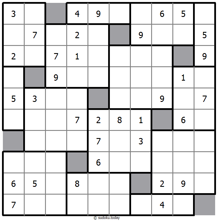 Sudoku 10 boîtes #39969