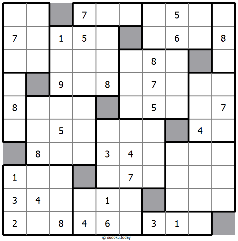 Sudoku 10 boîtes #39989