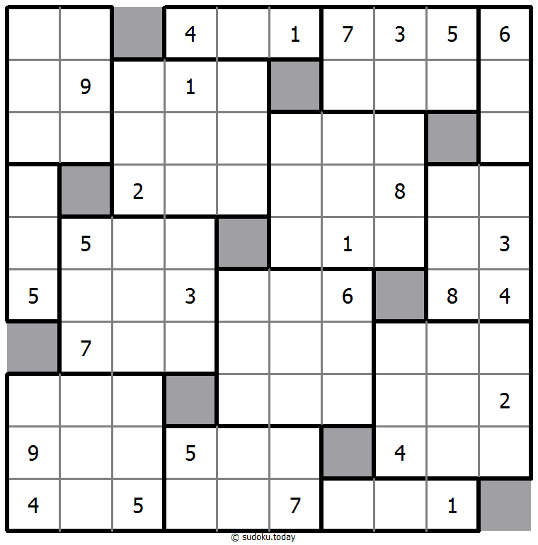 Sudoku 10 boîtes #40065