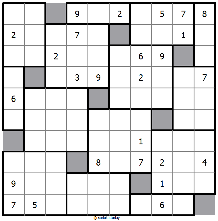 Sudoku 10 boîtes #40141