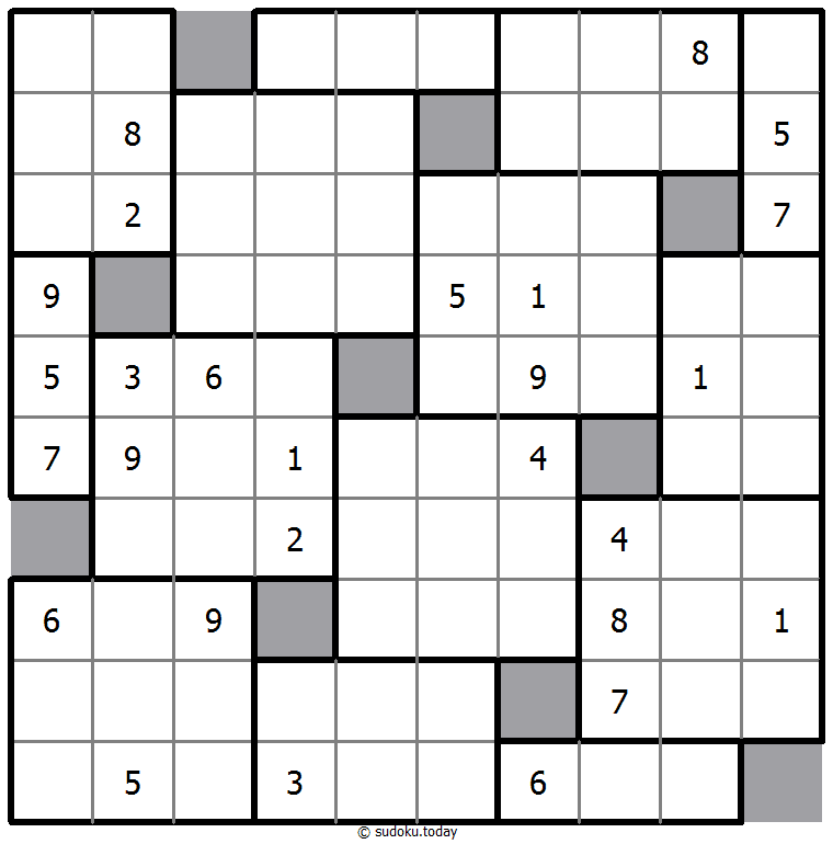 Sudoku 10 boîtes #40147