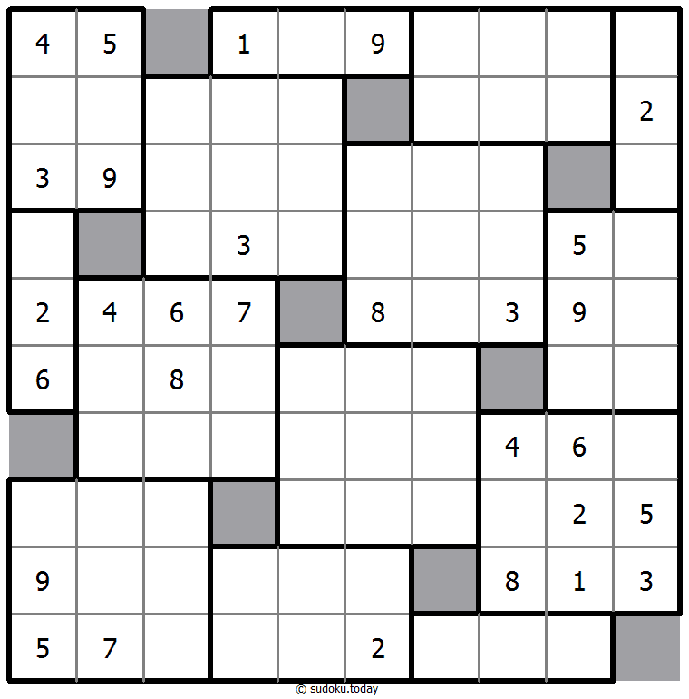 Sudoku 10 boîtes #40151