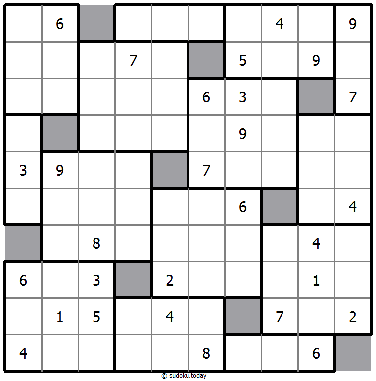 Sudoku 10 boîtes #40158
