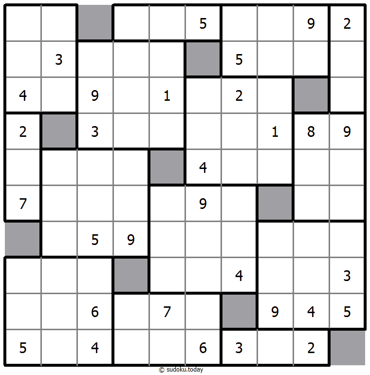 Sudoku 10 boîtes #40167