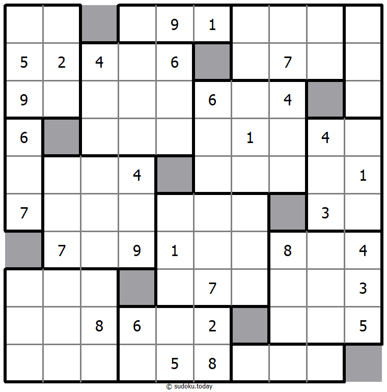 Sudoku 10 boîtes #40174