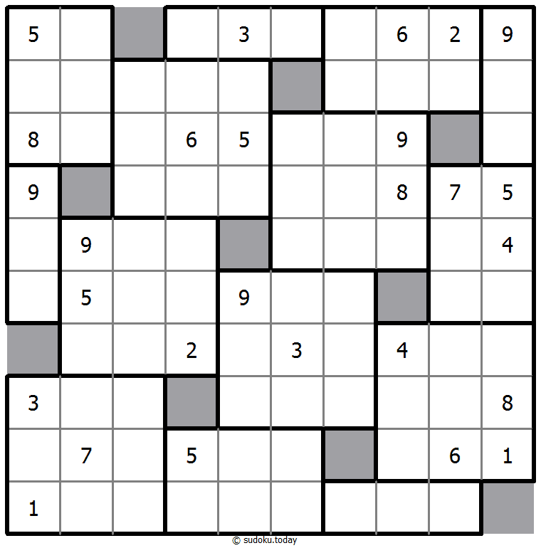 Sudoku 10 boîtes #40177