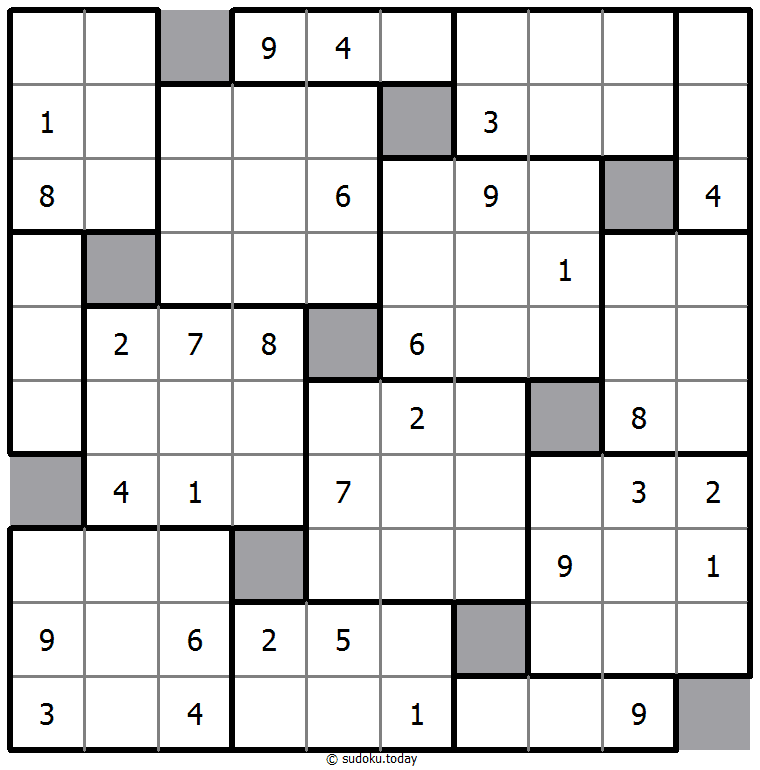 Sudoku 10 boîtes #40182