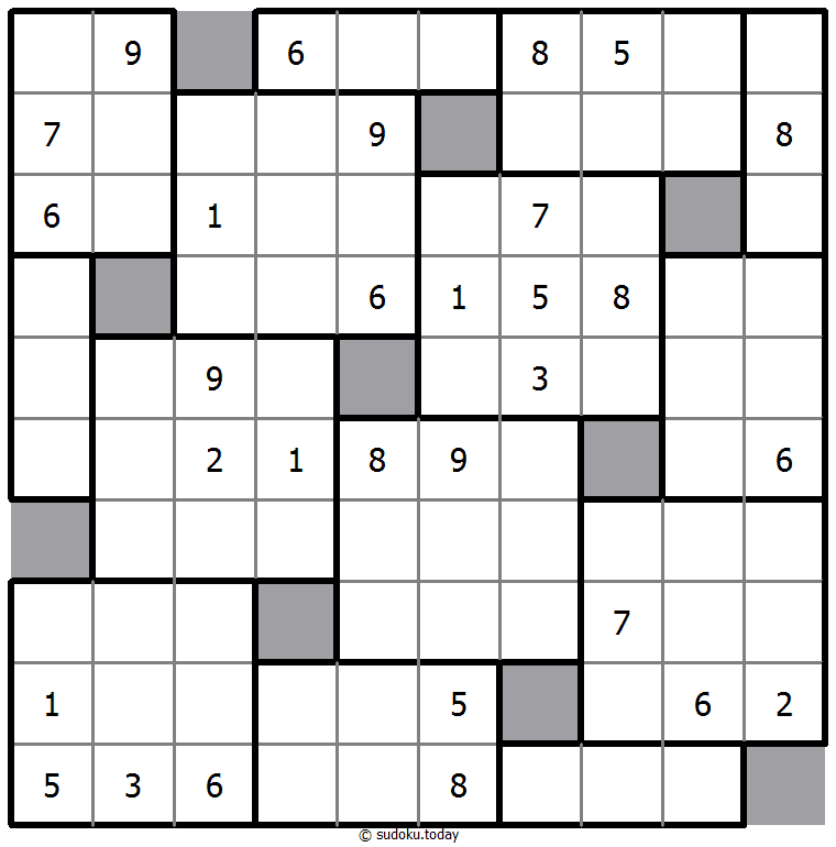 Sudoku 10 boîtes #40189