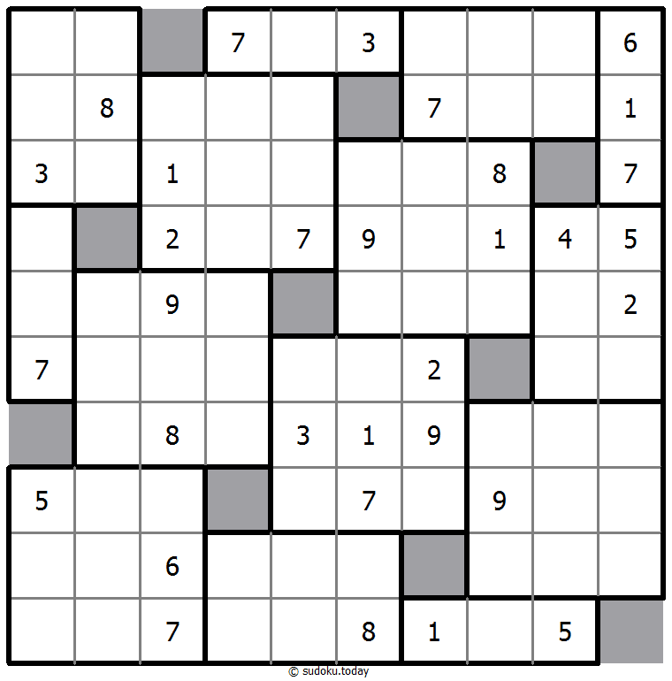 Sudoku 10 boîtes #40190