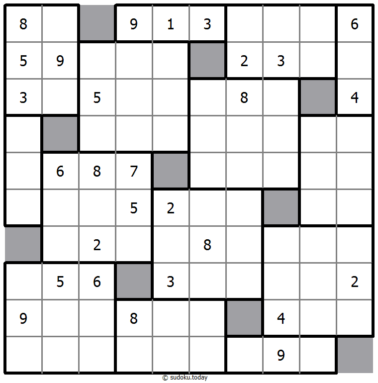 Sudoku 10 boîtes #40209